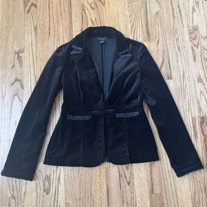 White House, Black Market velvet blazer